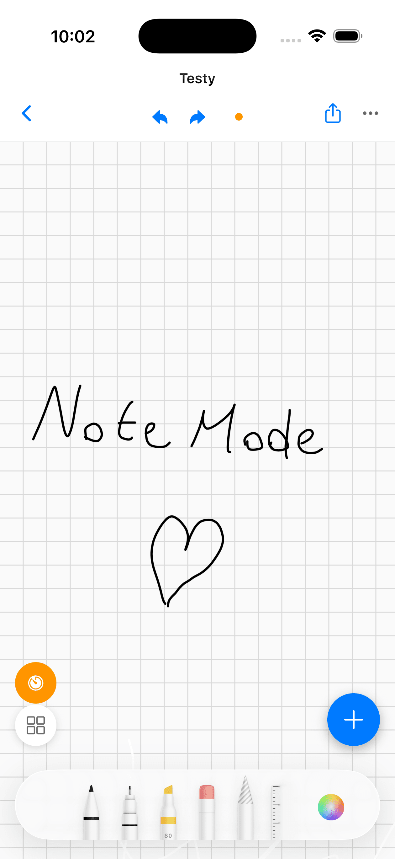 Notes - Dark mode