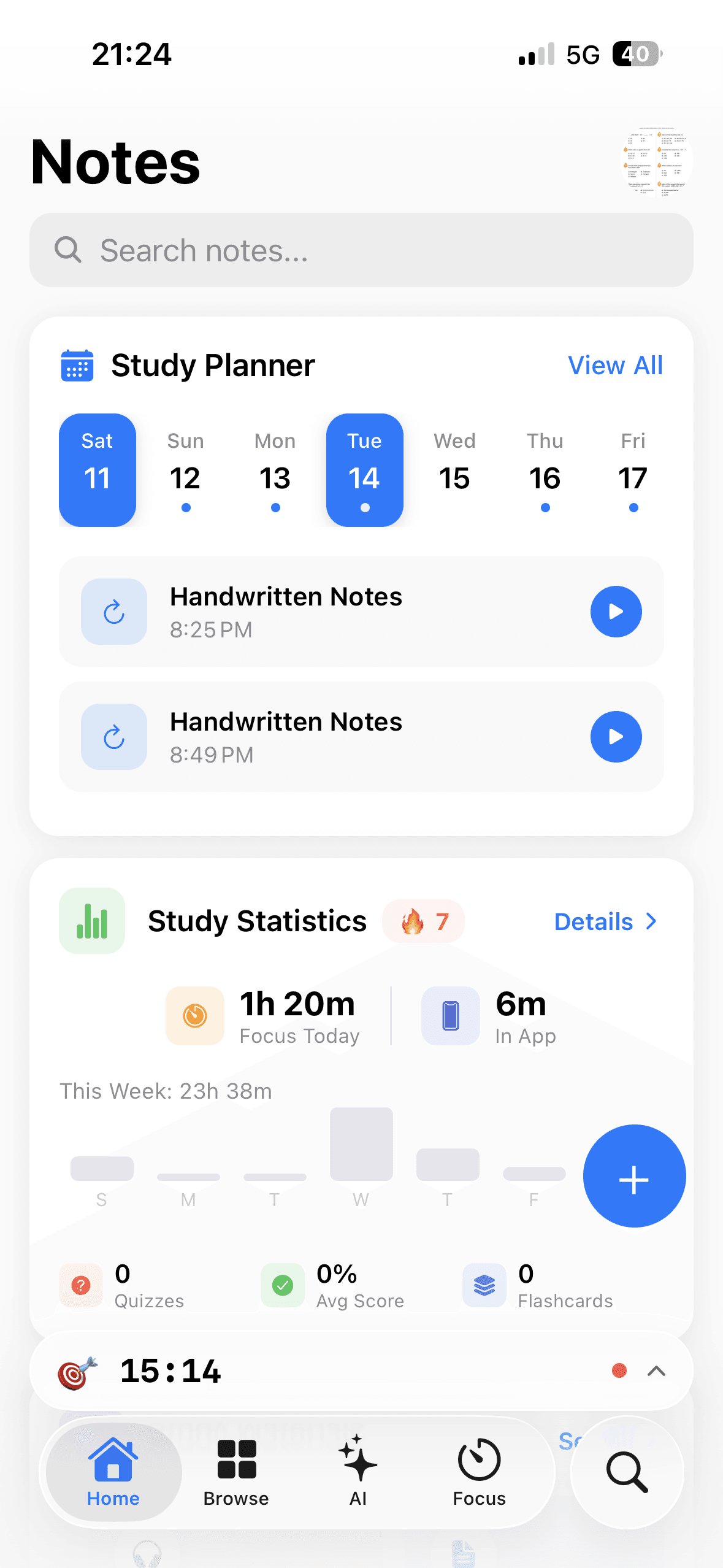 NoteMode App Screenshot